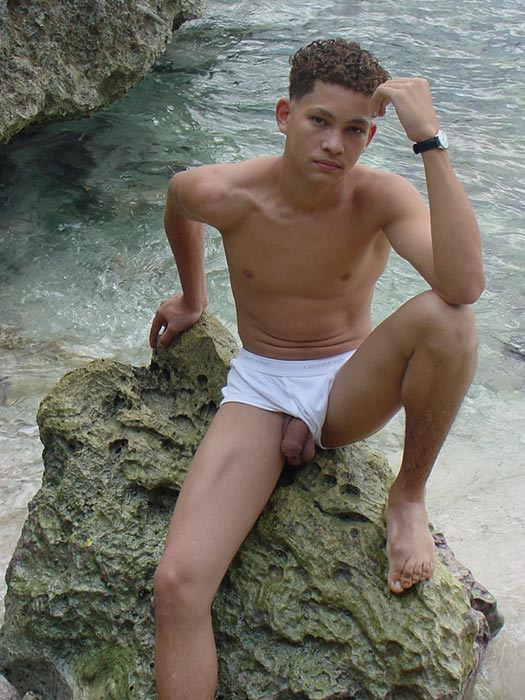 Latino Twink Gets All Naked And Shows Some Skin